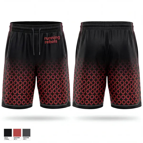 Mens Reversible Basketball Shorts, Running rebels, Men's Basketball, Teamtime, Team time, sublimation, custom sports apparel, team uniforms, spirit wear, spiritwear, sports uniforms, custom shirts, team store, custom team store, fundraiser sports, apparel fundraiser