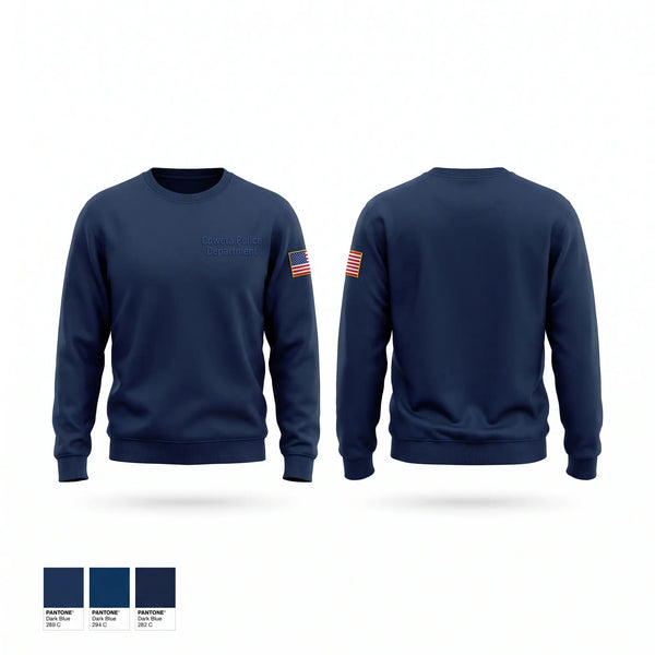 Crew Neck Sweatshirt, Coweta Police Department, Police, Teamtime, Team time, sublimation, custom sports apparel, team uniforms, spirit wear, spiritwear, sports uniforms, custom shirts, team store, custom team store, fundraiser sports, apparel fundraiser
