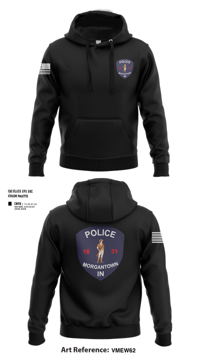 Morgantown Police Department 83325246 Hoodie - 103