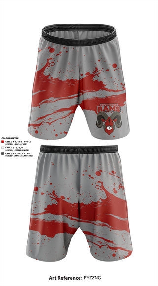 Athletic Shorts With Pockets, Riverside Rams, , Teamtime, Team time, sublimation, custom sports apparel, team uniforms, spirit wear, spiritwear, sports uniforms, custom shirts, team store, custom team store, fundraiser sports, apparel fundraiser