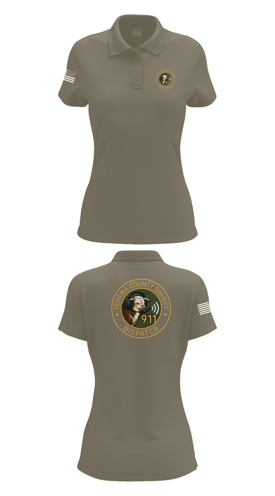 TCSO DISPATCH 56135562 Women's Short Sleeve Performance Polo  - 71
