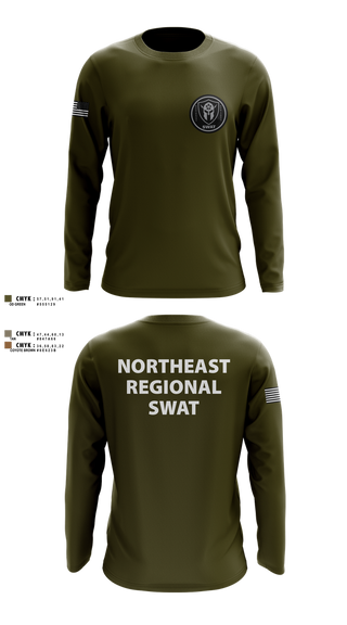 Long Sleeve Performance Shirt, Swat, , Teamtime, Team time, sublimation, custom sports apparel, team uniforms, spirit wear, spiritwear, sports uniforms, custom shirts, team store, custom team store, fundraiser sports, apparel fundraiser