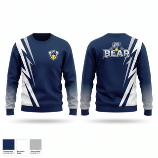 Crew Neck Sweatshirt, The Bear, Softball, Teamtime, Team time, sublimation, custom sports apparel, team uniforms, spirit wear, spiritwear, sports uniforms, custom shirts, team store, custom team store, fundraiser sports, apparel fundraiser