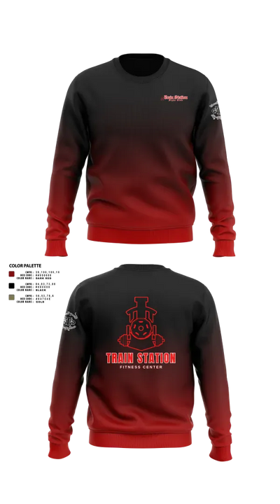 Train Station Fight Club 75441031 Crew Neck Sweatshirt - 2