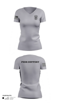 LMPD PEER SUPPORT 60613190 Women's Short Sleeve V-neck Shirt - 51