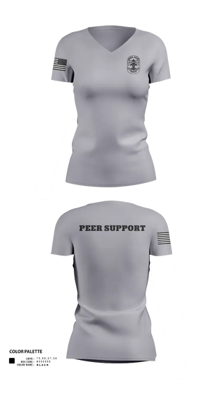 Womens Short Sleeve Vneck Shirt, LMPD HSO TACMED, Police, Teamtime, Team time, sublimation, custom sports apparel, team uniforms, spirit wear, spiritwear, sports uniforms, custom shirts, team store, custom team store, fundraiser sports, apparel fundraiser