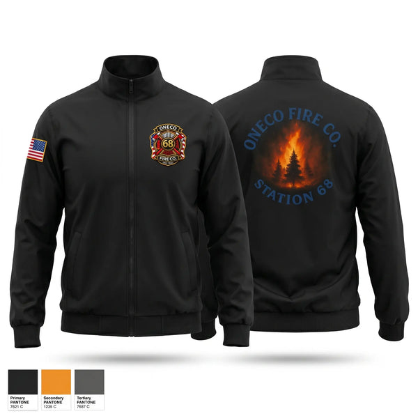 Windbreaker, Oneco Fire Co., Fire Department, Teamtime, Team time, sublimation, custom sports apparel, team uniforms, spirit wear, spiritwear, sports uniforms, custom shirts, team store, custom team store, fundraiser sports, apparel fundraiser