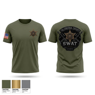 Old School Cotton Feel Shirt, Yalobusha County SWAT, Police, Teamtime, Team time, sublimation, custom sports apparel, team uniforms, spirit wear, spiritwear, sports uniforms, custom shirts, team store, custom team store, fundraiser sports, apparel fundraiser