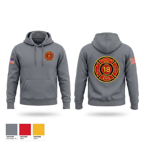 Hoodie, Inspiration Point rural volunteer fire district, Fire Department, Teamtime, Team time, sublimation, custom sports apparel, team uniforms, spirit wear, spiritwear, sports uniforms, custom shirts, team store, custom team store, fundraiser sports, apparel fundraiser