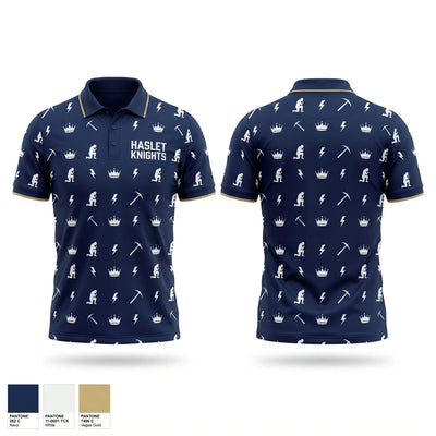 Haslet Knights Short Sleeve Performance Polo - 1