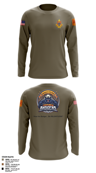 Long Sleeve Performance Shirt, HHB_30X, Army, Teamtime, Team time, sublimation, custom sports apparel, team uniforms, spirit wear, spiritwear, sports uniforms, custom shirts, team store, custom team store, fundraiser sports, apparel fundraiser