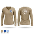 USM ROTC Women's Long Sleeve V-neck Shirt - 1