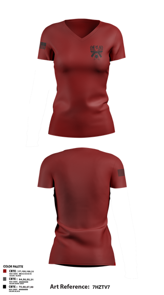 Womens Short Sleeve Vneck Shirt, 319th IEW, , Teamtime, Team time, sublimation, custom sports apparel, team uniforms, spirit wear, spiritwear, sports uniforms, custom shirts, team store, custom team store, fundraiser sports, apparel fundraiser