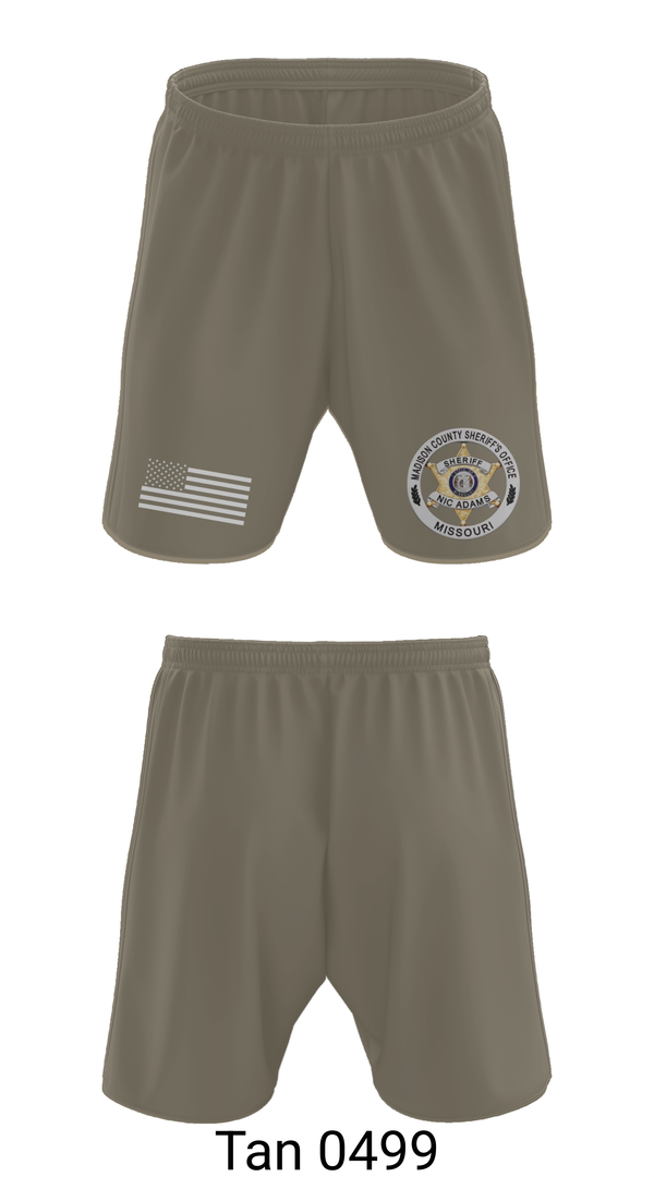 Athletic Shorts With Pockets, Madison County Sheriff's Office, Police, Teamtime, Team time, sublimation, custom sports apparel, team uniforms, spirit wear, spiritwear, sports uniforms, custom shirts, team store, custom team store, fundraiser sports, apparel fundraiser