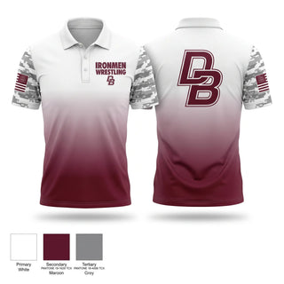 Short Sleeve Performance Polo, Ironmen, Wrestling, Teamtime, Team time, sublimation, custom sports apparel, team uniforms, spirit wear, spiritwear, sports uniforms, custom shirts, team store, custom team store, fundraiser sports, apparel fundraiser
