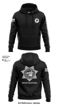 Clovis Police Department General Investigations Division 15035730 Hoodie - 34