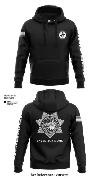 Hoodie, Clovis Police Department General Investigations Division, Police, Teamtime, Team time, sublimation, custom sports apparel, team uniforms, spirit wear, spiritwear, sports uniforms, custom shirts, team store, custom team store, fundraiser sports, apparel fundraiser