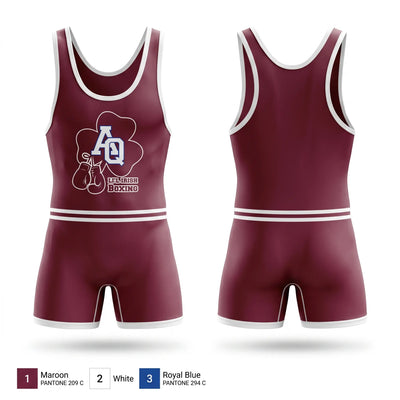 Aquinas Boxing 23313363 Wrestling Singlet - 1