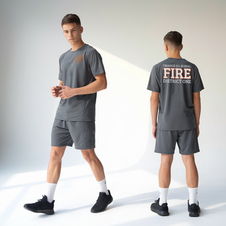 Old School Cotton Feel Shirt, Orange County Rural District 1 Fire Department, , Teamtime, Team time, sublimation, custom sports apparel, team uniforms, spirit wear, spiritwear, sports uniforms, custom shirts, team store, custom team store, fundraiser sports, apparel fundraiser