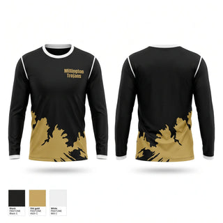 Long Sleeve Performance Shirt, Millington Trojans, Wrestling, Teamtime, Team time, sublimation, custom sports apparel, team uniforms, spirit wear, spiritwear, sports uniforms, custom shirts, team store, custom team store, fundraiser sports, apparel fundraiser