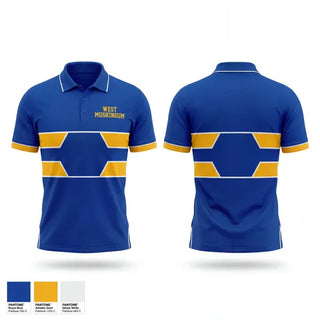 Short Sleeve Performance Polo, West Muskingum, Wrestling, Teamtime, Team time, sublimation, custom sports apparel, team uniforms, spirit wear, spiritwear, sports uniforms, custom shirts, team store, custom team store, fundraiser sports, apparel fundraiser