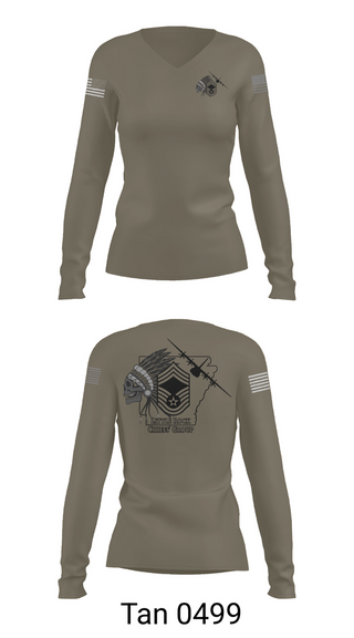Womens Long Sleeve Vneck Shirt, LRAFB Chiefs Group, , Teamtime, Team time, sublimation, custom sports apparel, team uniforms, spirit wear, spiritwear, sports uniforms, custom shirts, team store, custom team store, fundraiser sports, apparel fundraiser