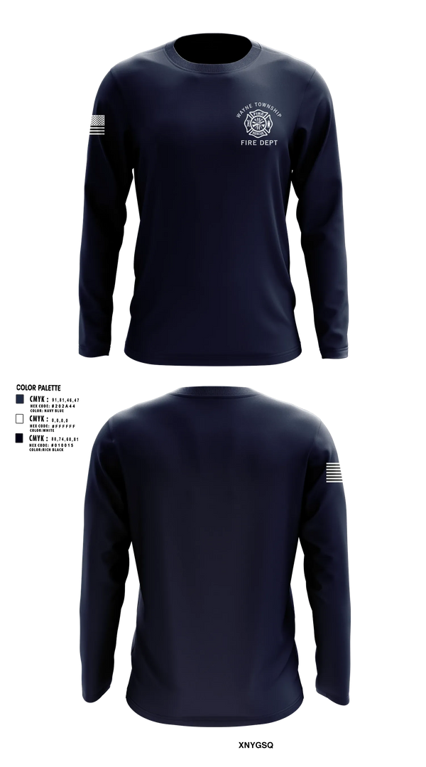 Long Sleeve Performance Shirt, Wayne Township Volunteer Fire Department, Fire Department, Teamtime, Team time, sublimation, custom sports apparel, team uniforms, spirit wear, spiritwear, sports uniforms, custom shirts, team store, custom team store, fundraiser sports, apparel fundraiser