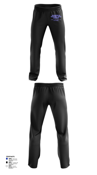 Sweatpants, Mansfield Martial Arts Center, , Teamtime, Team time, sublimation, custom sports apparel, team uniforms, spirit wear, spiritwear, sports uniforms, custom shirts, team store, custom team store, fundraiser sports, apparel fundraiser