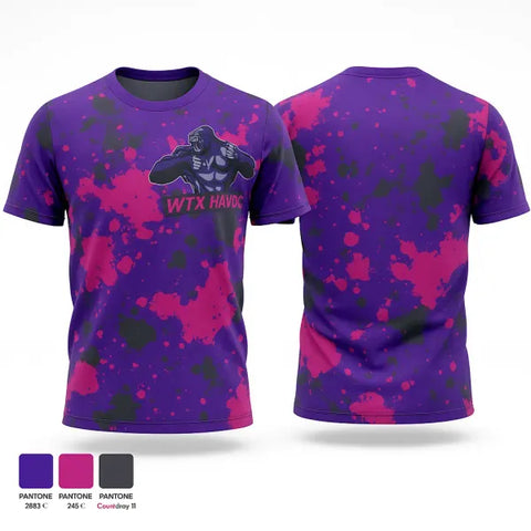 Short Sleeve Performance Shirt, WTX HAVOC, Baseball, Teamtime, Team time, sublimation, custom sports apparel, team uniforms, spirit wear, spiritwear, sports uniforms, custom shirts, team store, custom team store, fundraiser sports, apparel fundraiser