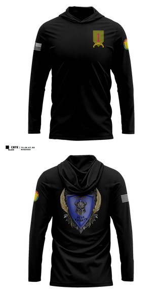 Long Sleeve hooded sunshirt, FRKS LEA, Army, Teamtime, Team time, sublimation, custom sports apparel, team uniforms, spirit wear, spiritwear, sports uniforms, custom shirts, team store, custom team store, fundraiser sports, apparel fundraiser