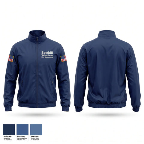Windbreaker, Sawkill Volunteer Fire Department, Fire Department, Teamtime, Team time, sublimation, custom sports apparel, team uniforms, spirit wear, spiritwear, sports uniforms, custom shirts, team store, custom team store, fundraiser sports, apparel fundraiser