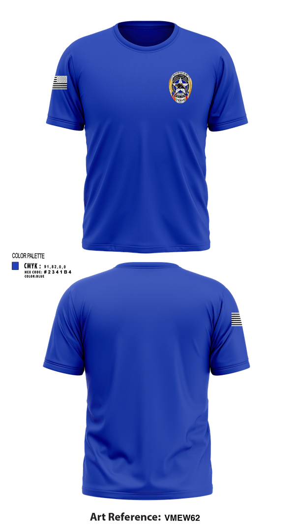 North Lamar ISD Police Department 9513471 Short Sleeve Performance Shirt - 25