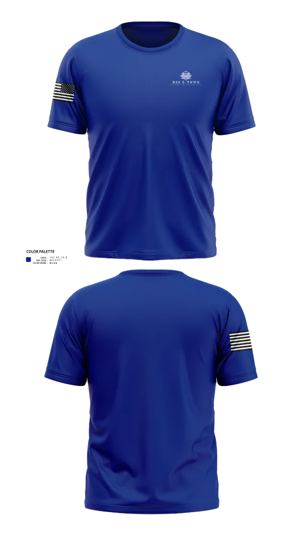Old School Cotton Feel Shirt, RSS E-Town, , Teamtime, Team time, sublimation, custom sports apparel, team uniforms, spirit wear, spiritwear, sports uniforms, custom shirts, team store, custom team store, fundraiser sports, apparel fundraiser