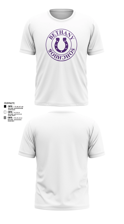 Bethany Bronchos Short Sleeve Performance Shirt - 9