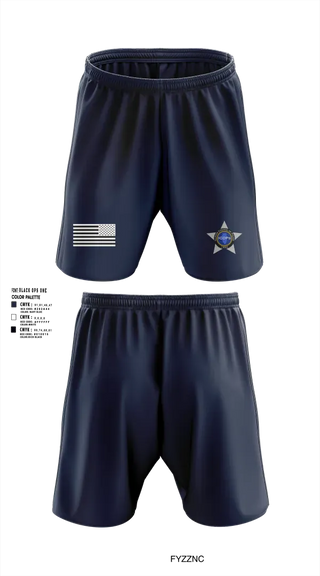 Athletic Shorts With Pockets, Illinois Council of Police, Police, Teamtime, Team time, sublimation, custom sports apparel, team uniforms, spirit wear, spiritwear, sports uniforms, custom shirts, team store, custom team store, fundraiser sports, apparel fundraiser