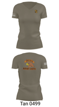 BGSU Fighting Falcon Battalion 65415011 Women's Short Sleeve V-neck Shirt - 6