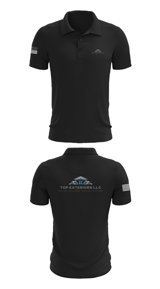 Short Sleeve Performance Polo, Top Exteriors LLC, , Teamtime, Team time, sublimation, custom sports apparel, team uniforms, spirit wear, spiritwear, sports uniforms, custom shirts, team store, custom team store, fundraiser sports, apparel fundraiser