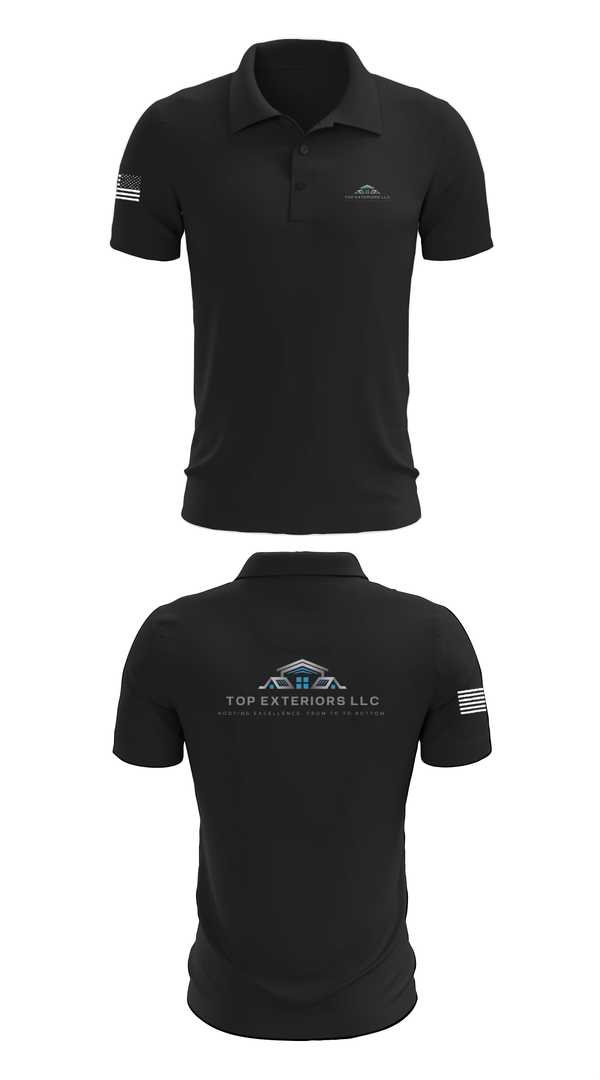 Short Sleeve Performance Polo, Top Exteriors LLC, , Teamtime, Team time, sublimation, custom sports apparel, team uniforms, spirit wear, spiritwear, sports uniforms, custom shirts, team store, custom team store, fundraiser sports, apparel fundraiser