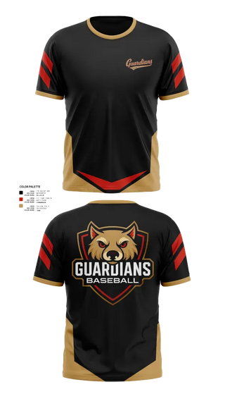Short Sleeve Performance Shirt, Guardians Baseball, Baseball, Teamtime, Team time, sublimation, custom sports apparel, team uniforms, spirit wear, spiritwear, sports uniforms, custom shirts, team store, custom team store, fundraiser sports, apparel fundraiser