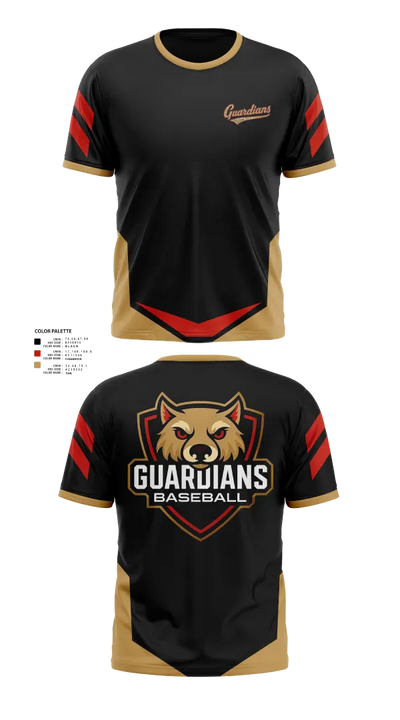 Guardians Baseball 46818393 Short Sleeve Performance Shirt - 1