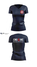 Marathon Fire Rescue Women's Short Sleeve V-neck Shirt - 17
