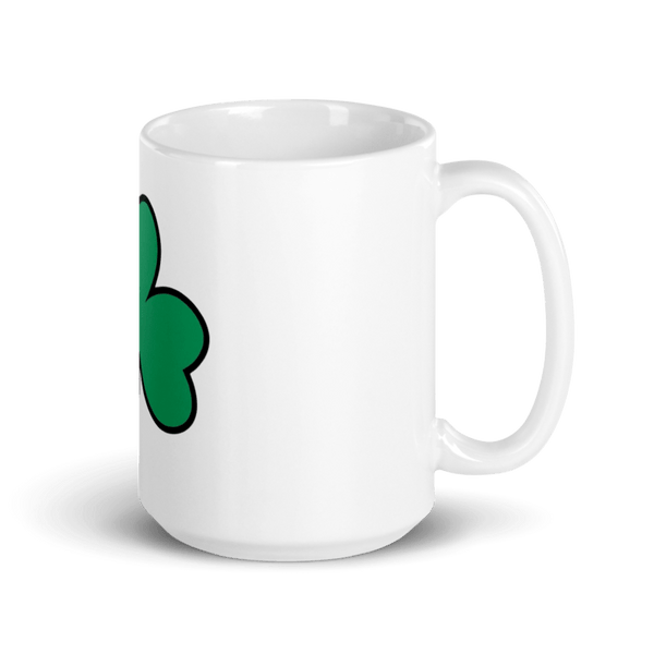 Shamrocks 77851794 White Glossy Mug - Large