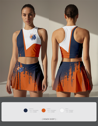 Skort, Lady Broncos, Cheer, Teamtime, Team time, sublimation, custom sports apparel, team uniforms, spirit wear, spiritwear, sports uniforms, custom shirts, team store, custom team store, fundraiser sports, apparel fundraiser