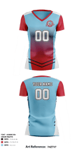 Talladega College Volleyball 32789771 Women's Short Sleeve V-neck Shirt - 41