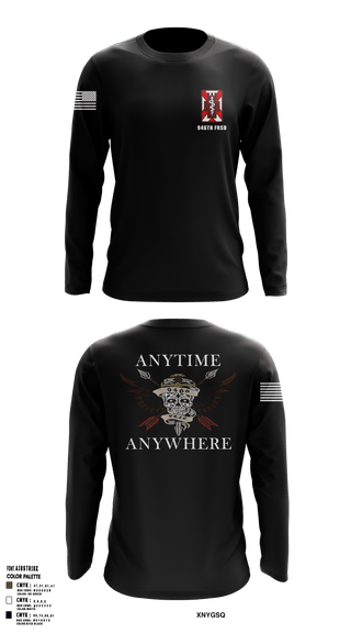 Long Sleeve Performance Shirt, 946th FRSD, Army, Teamtime, Team time, sublimation, custom sports apparel, team uniforms, spirit wear, spiritwear, sports uniforms, custom shirts, team store, custom team store, fundraiser sports, apparel fundraiser