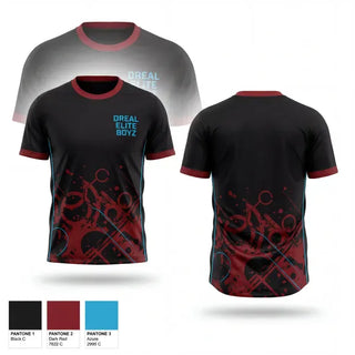 Old School Cotton Feel Shirt, D-real elite boyz, , Teamtime, Team time, sublimation, custom sports apparel, team uniforms, spirit wear, spiritwear, sports uniforms, custom shirts, team store, custom team store, fundraiser sports, apparel fundraiser