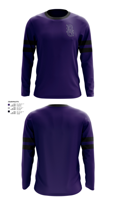 Dungeness Greywolves Long Sleeve Performance Shirt - 21