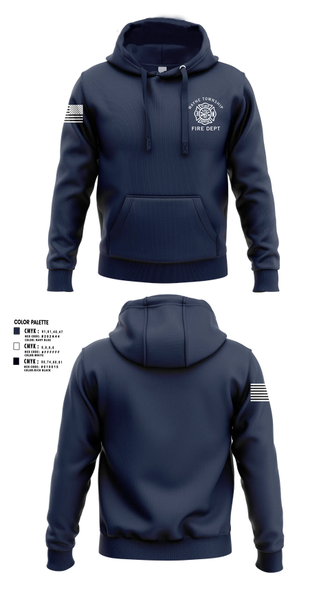Hoodie, Wayne Township Volunteer Fire Department, Fire Department, Teamtime, Team time, sublimation, custom sports apparel, team uniforms, spirit wear, spiritwear, sports uniforms, custom shirts, team store, custom team store, fundraiser sports, apparel fundraiser