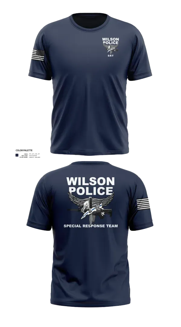 Wilson Police SRT 64370137 Old School Cotton Feel Shirt - 22