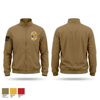 Windbreaker, Haskell Police Department, Police, Teamtime, Team time, sublimation, custom sports apparel, team uniforms, spirit wear, spiritwear, sports uniforms, custom shirts, team store, custom team store, fundraiser sports, apparel fundraiser